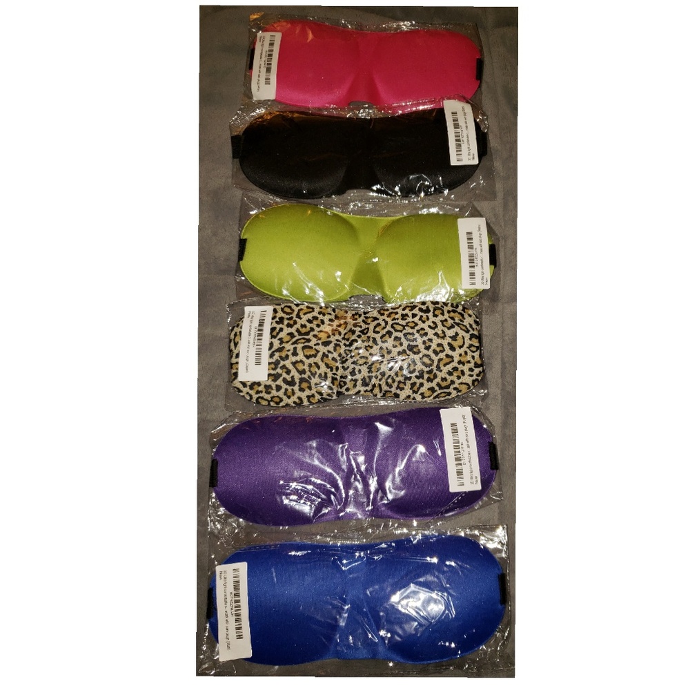 3 for $5.00 - 3D Sleep Eye Mask w/Earplugs